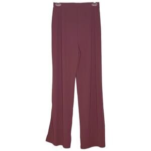 Zara Side Slit Wide Leg Pants Size Medium Mauve